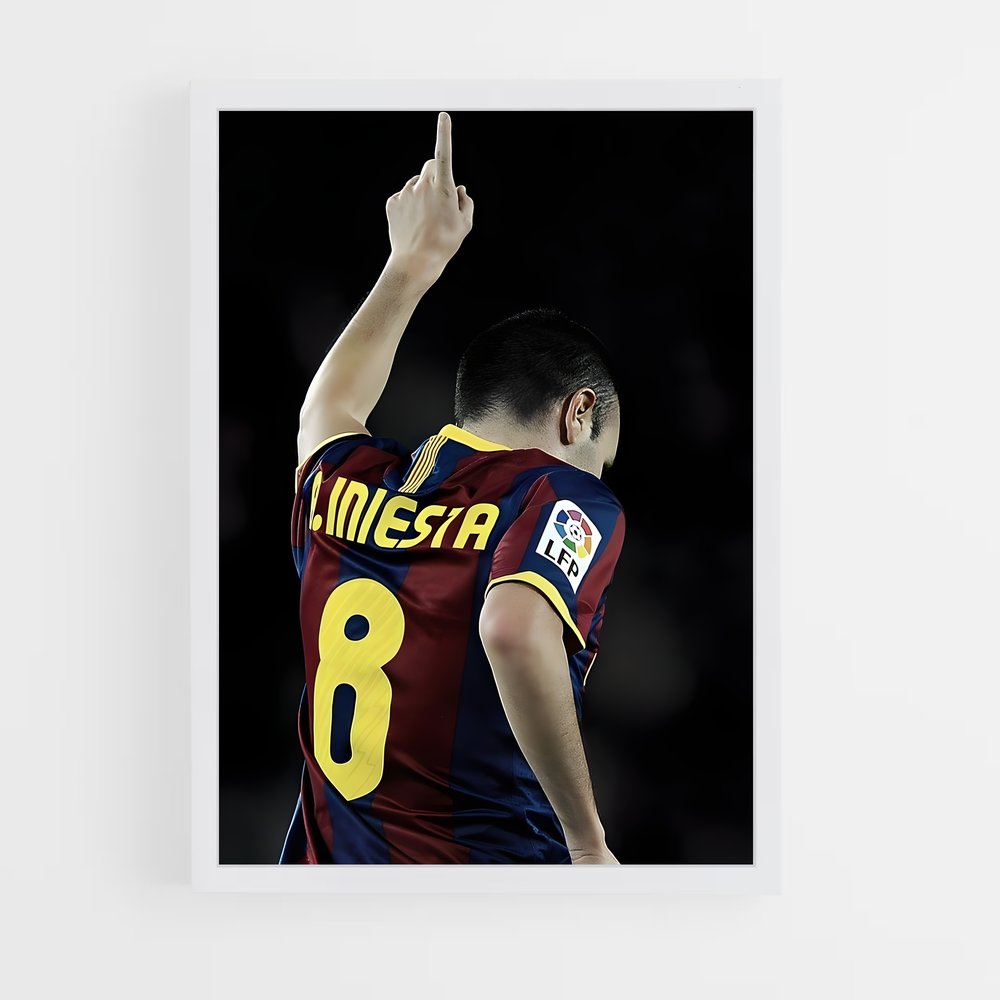Poster Andres iniesta (vue 3)